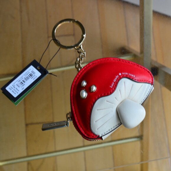 Kate Spade  KL929 3d Mushroom Bag Charm - Picture 1 of 9